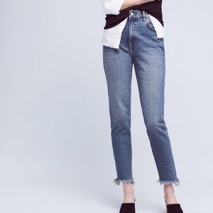 Pilcro Tilde High Rise Cropped Jeans